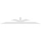 Ekena Millwork Richland Architectural Grade PVC Gable Bracket, 84"W x 14"H x 2"D x 4"F, 4/12 Pitch GBP084X14X0204RIC00 - alternate 2